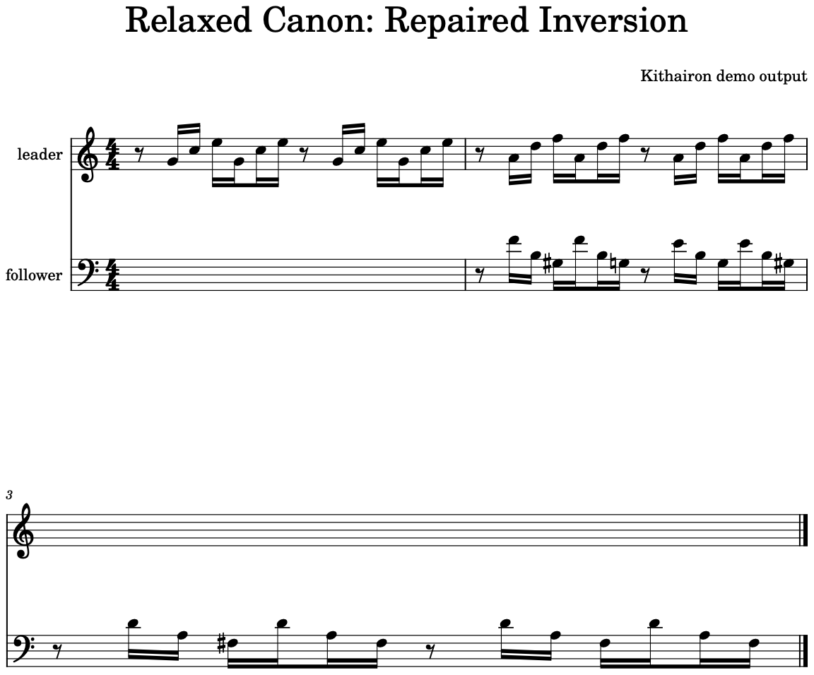 Generated relaxed canon score: repaired inversion